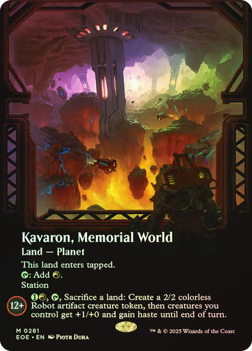 Kavaron, Memorial World (EOE) (281) / Borderless Foil