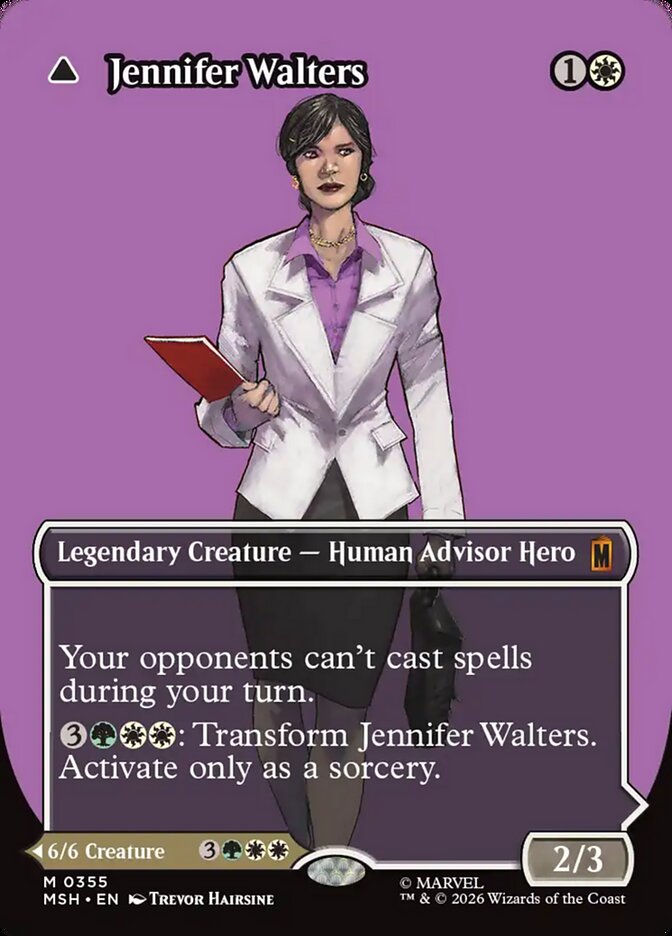 Jennifer Walters // The Sensational She-Hulk (MSH) (355) / Borderless — cara 1 de 2