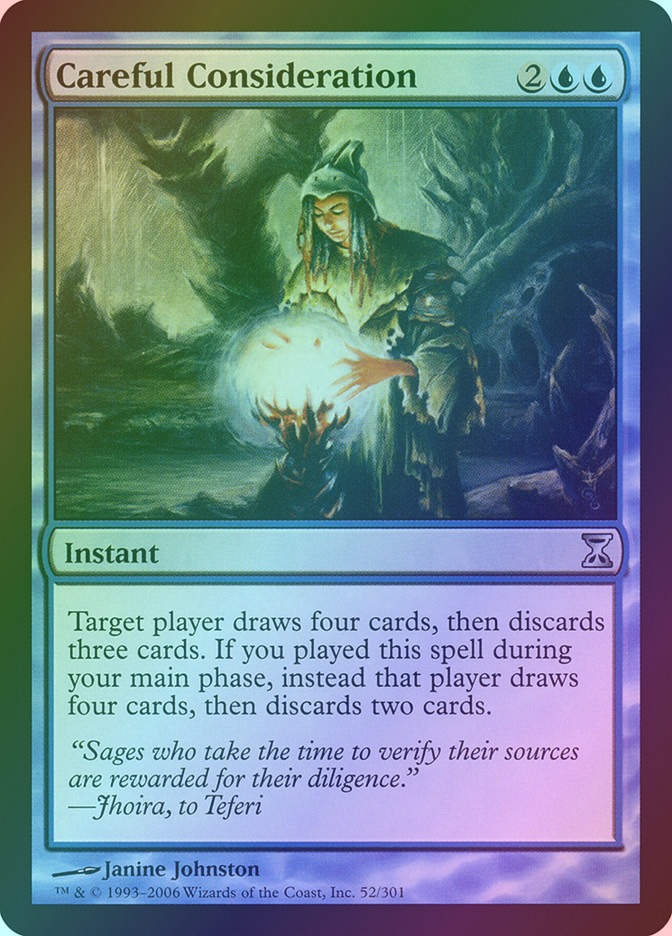 Careful Consideration (TSP) (52) / Foil