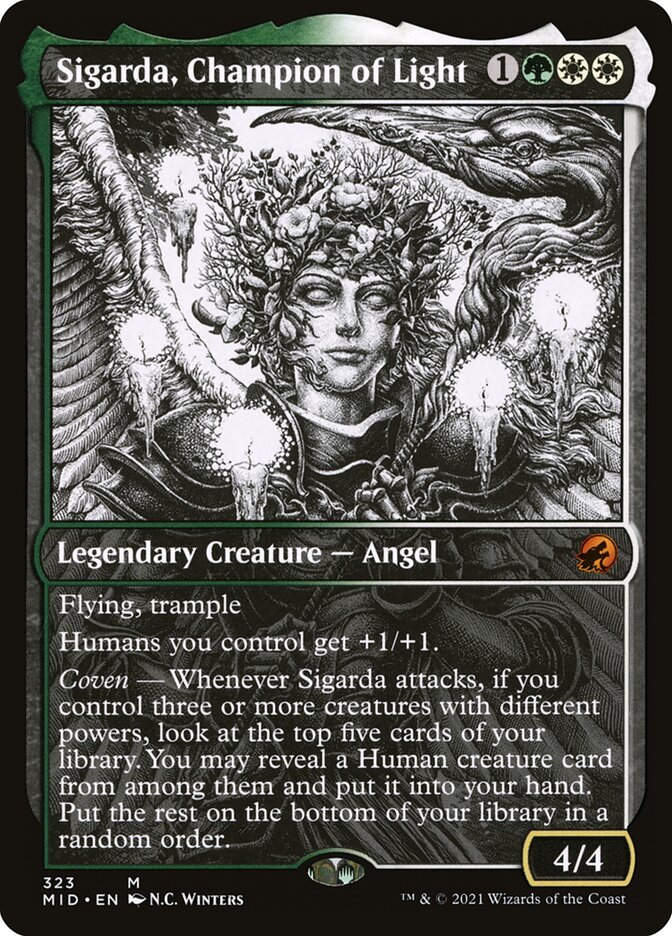 Sigarda, Champion of Light (MID) (323) / Showcase