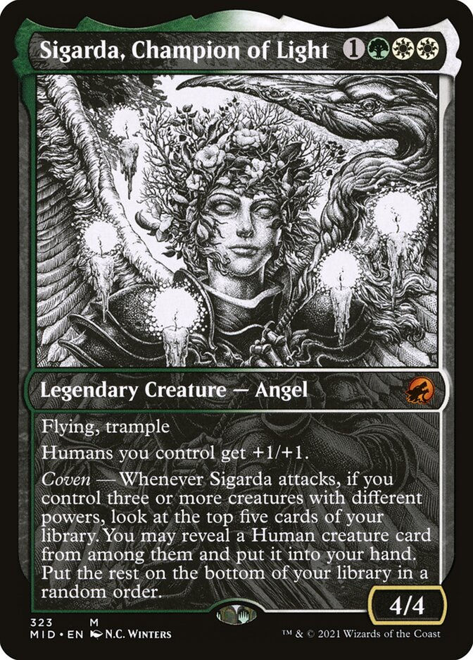 Sigarda, Champion of Light (MID) (323) / Showcase