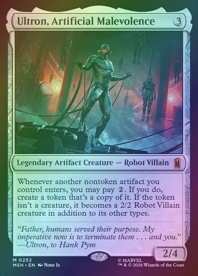 Ultron, Artificial Malevolence (MSH) (252) / Foil