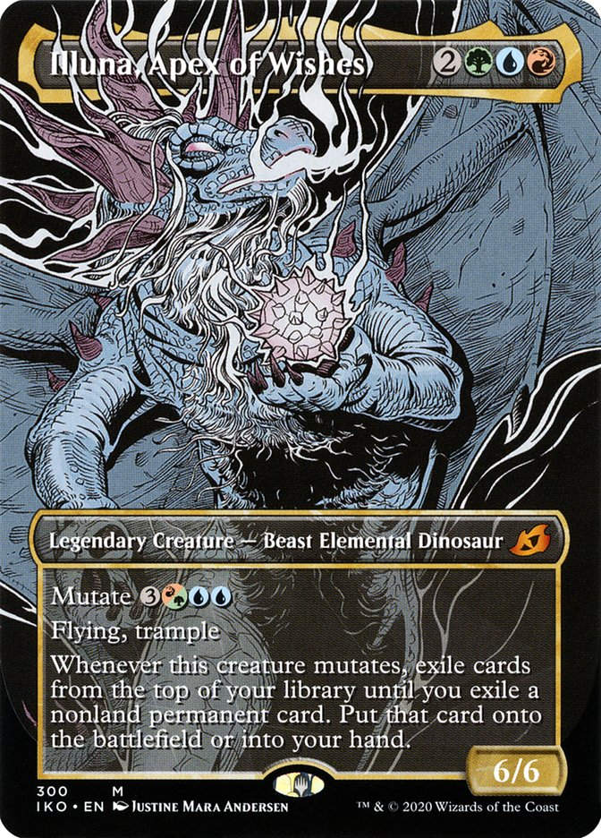 Illuna, Apex of Wishes (IKO) (300) / Borderless / Showcase