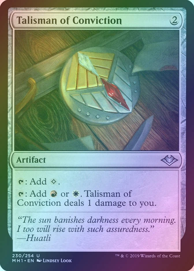 Talisman of Conviction (MH1) (230) / Foil