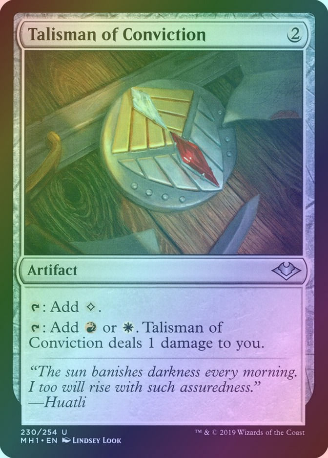 Talisman of Conviction (MH1) (230) / Foil