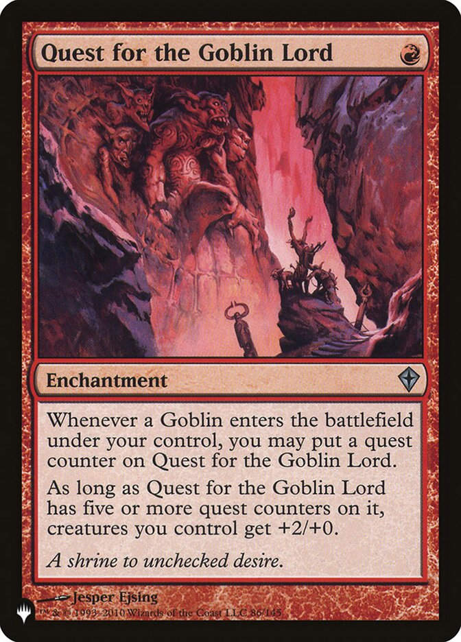Quest for the Goblin Lord (PLST) (WWK-86)