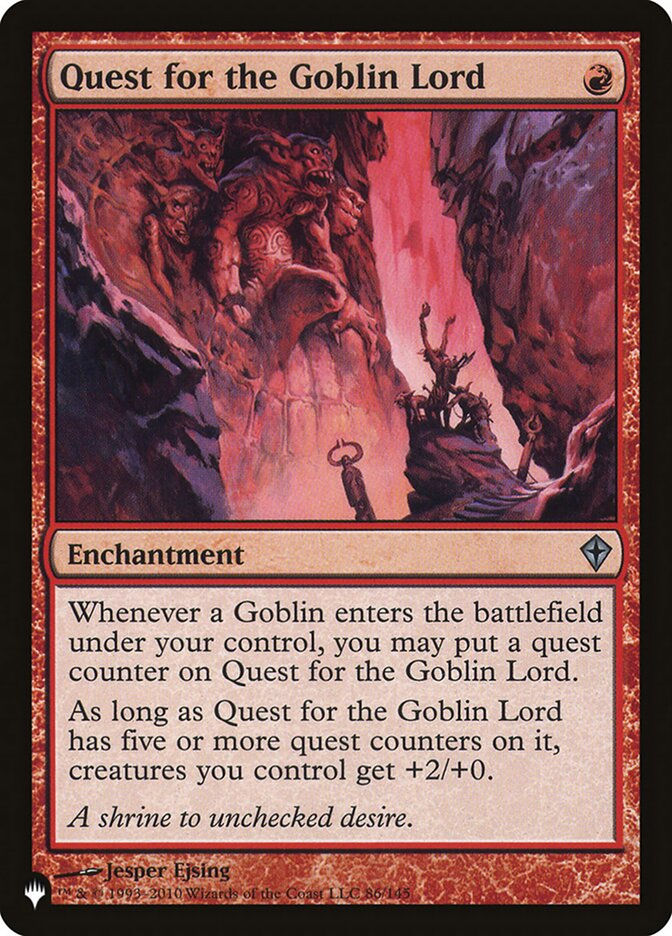 Quest for the Goblin Lord (PLST) (WWK-86)