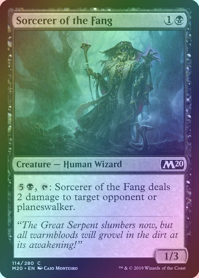 Sorcerer of the Fang (M20) (114) / Foil