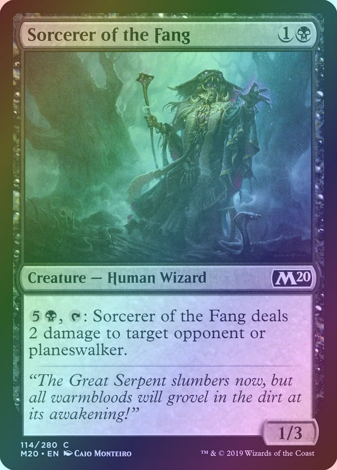 Sorcerer of the Fang (M20) (114) / Foil
