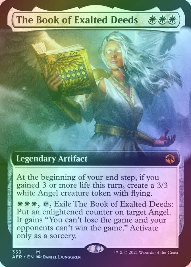 The Book of Exalted Deeds (AFR) (359) / Extended Art / Foil