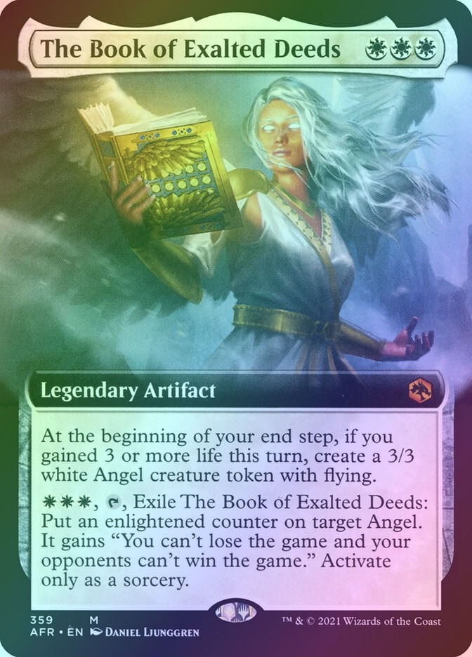 The Book of Exalted Deeds (AFR) (359) / Extended Art / Foil
