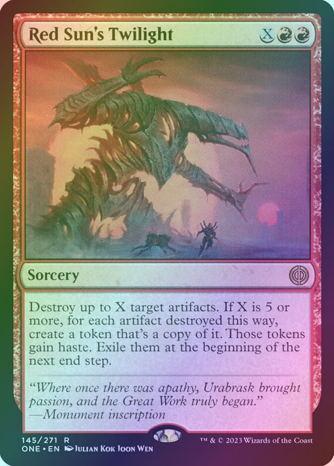 Red Sun's Twilight (ONE) (145) / Foil