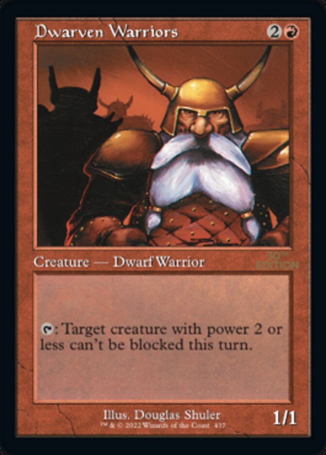 Dwarven Warriors (30a) / Retro Frame