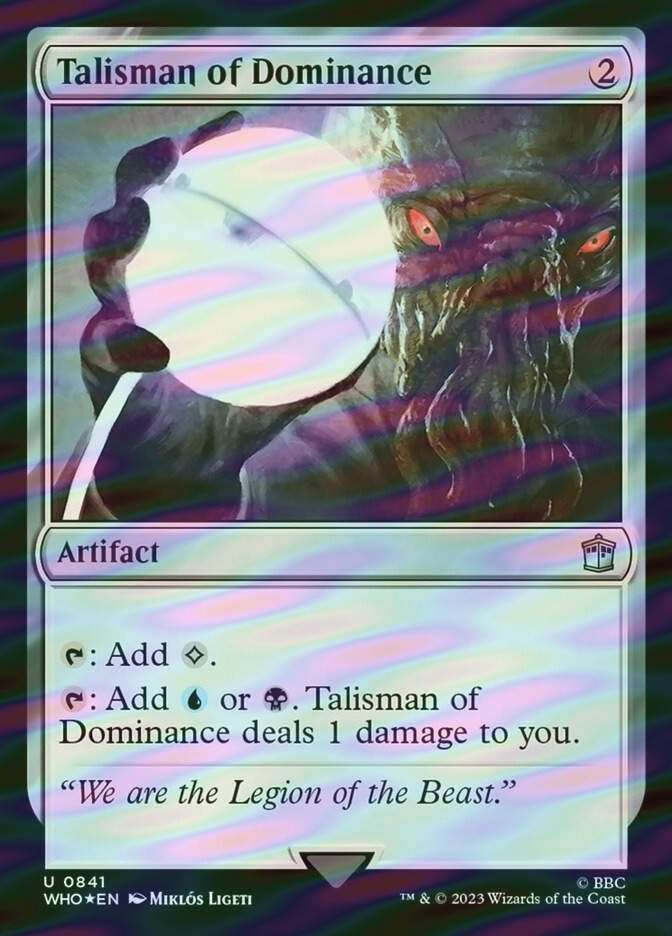 Talisman of Dominance (WHO) (841) / Surge Foil