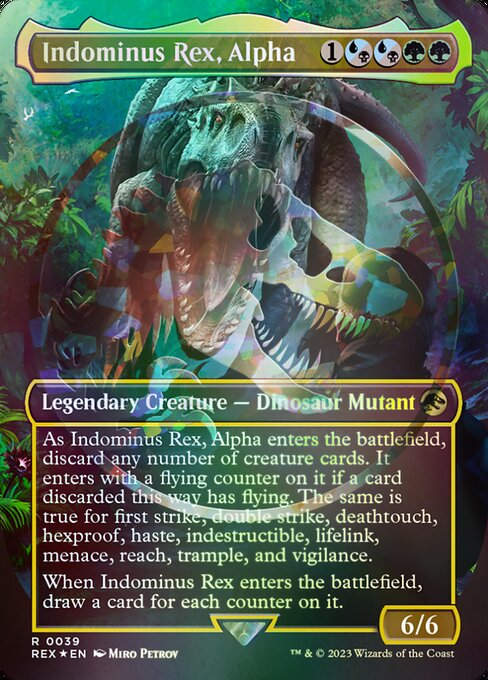 Indominus Rex, Alpha (rex) / Embossed Foil