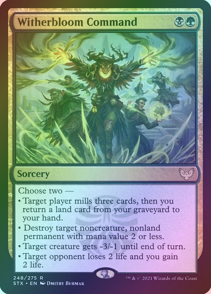 Witherbloom Command (STX) (248) / Foil