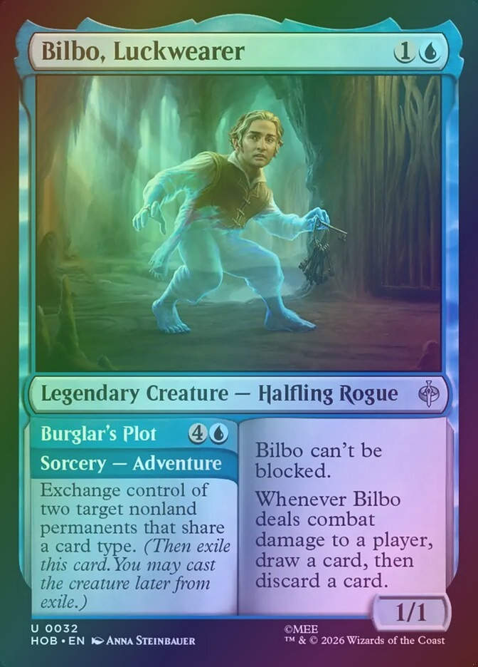 Bilbo, Luckwearer // Burglar's Plot (HOB) (32) / Foil