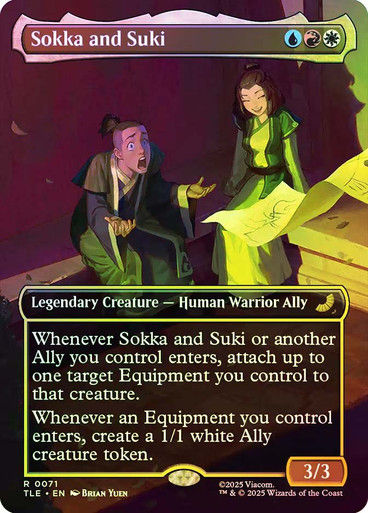 Sokka and Suki (TLE) (71) / Borderless / Foil