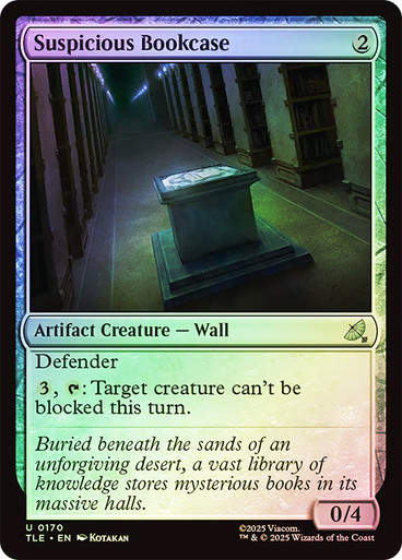 Suspicious Bookcase (TLE) (170) / Foil