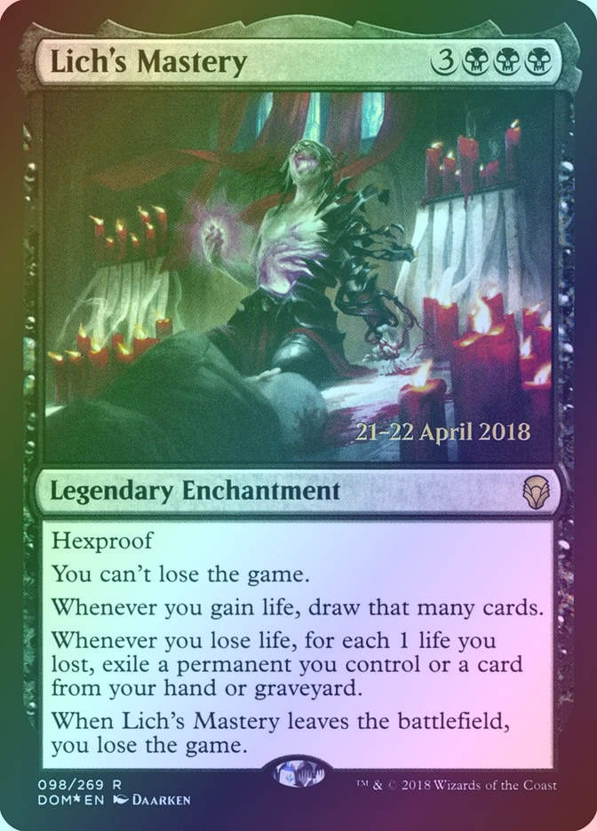 Lich's Mastery (PDOM) (98s) / Foil
