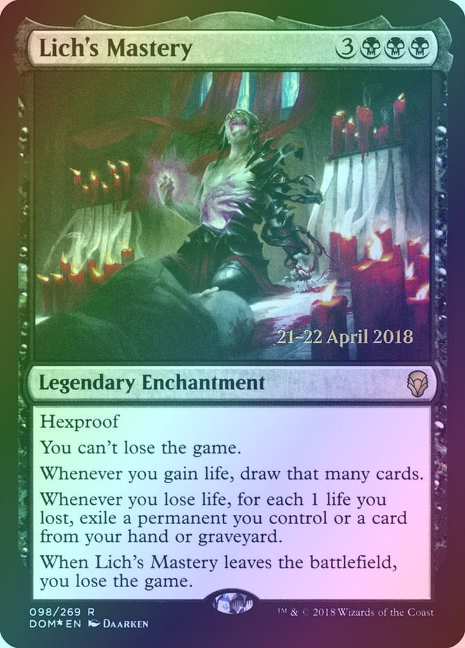 Lich's Mastery (PDOM) (98s) / Foil