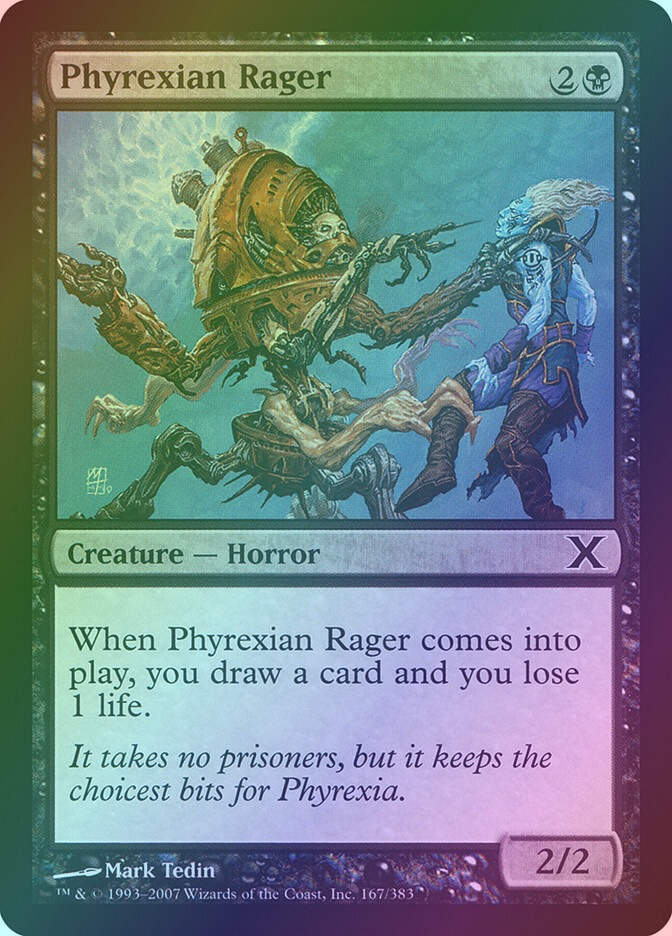 Phyrexian Rager (10E) (167) / Foil