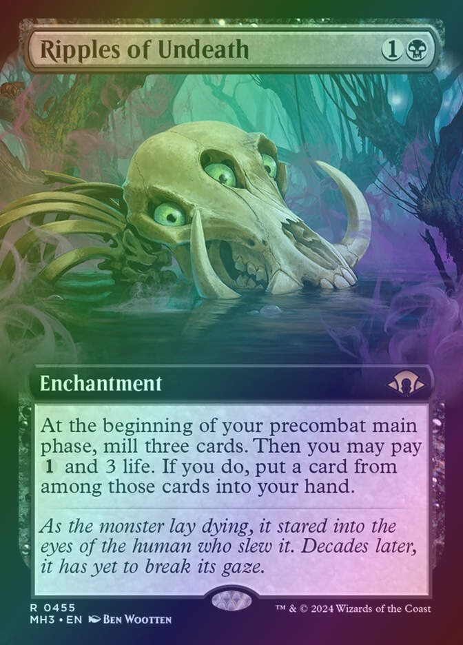 Ripples of Undeath (MH3) (455) / Extended Art / Foil