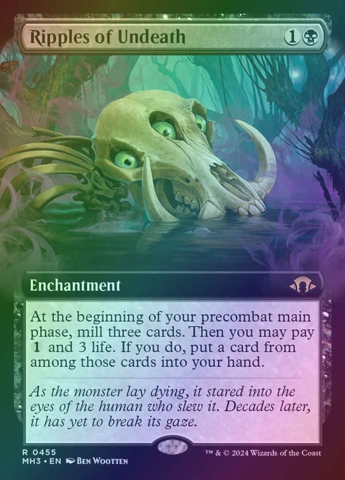 Ripples of Undeath (MH3) (455) / Extended Art / Foil