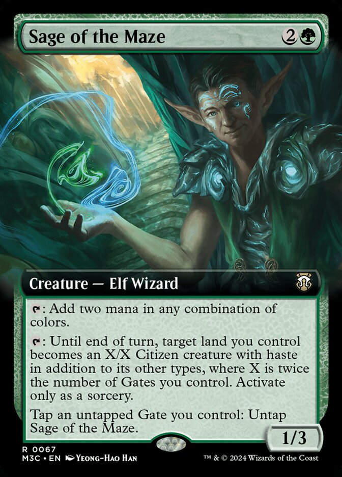 Sage of the Maze (m3c) (67) / Extended Art