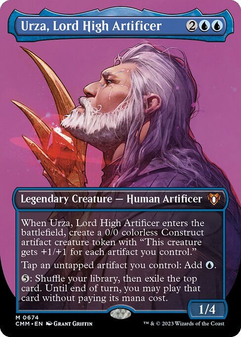 Urza, Lord High Artificer (cmm) / Borderless