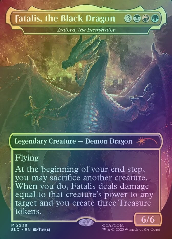 Ziatora, the Incinerator (SLD) (2238) / Borderless / Foil
