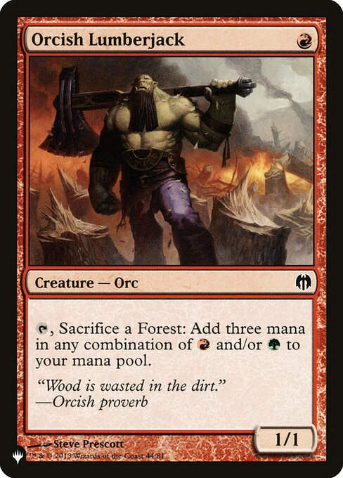 Orcish Lumberjack (PLST) (DDL-44)