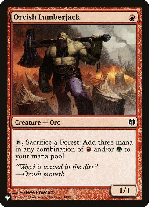 Orcish Lumberjack (PLST) (DDL-44)