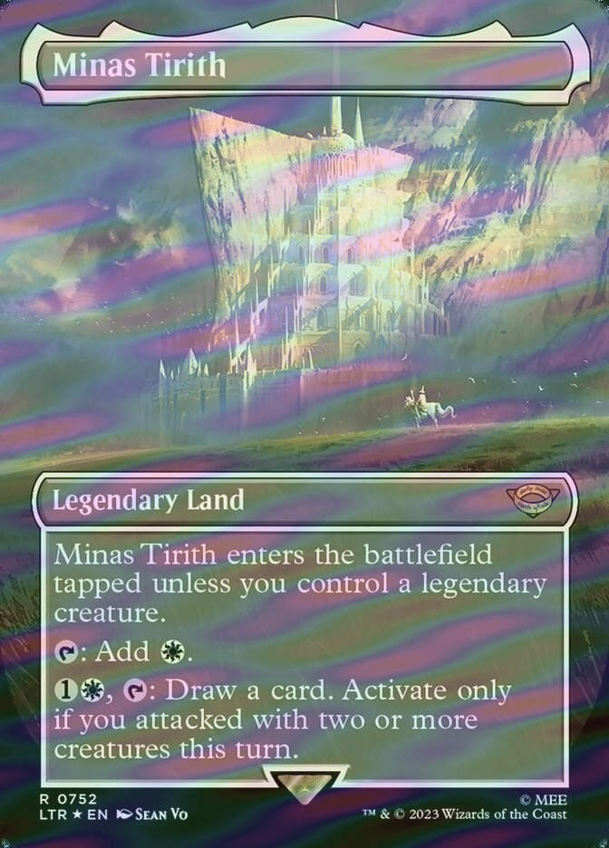 Minas Tirith (LTR) (752) / Borderless / Surge Foil