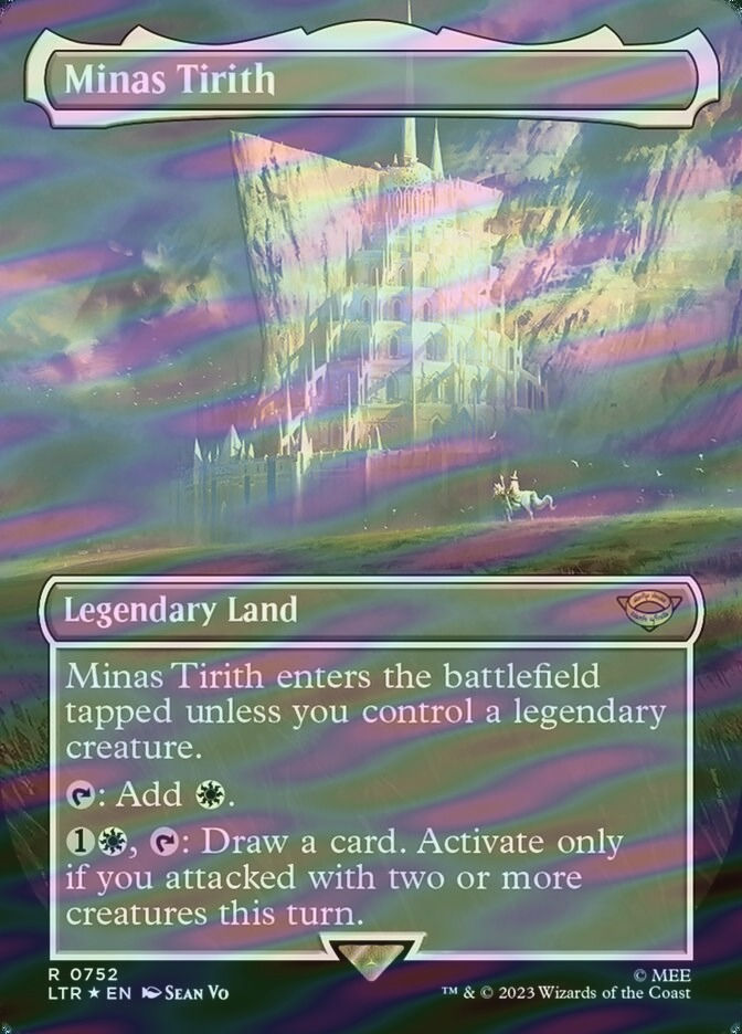 Minas Tirith (LTR) (752) / Borderless / Surge Foil