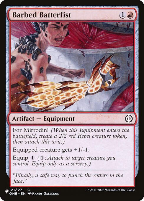Barbed Batterfist (PLST) (ONE-121)