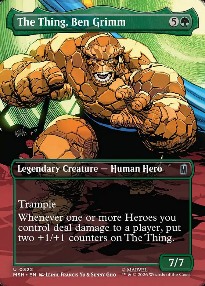 The Thing, Ben Grimm (MSH) (322) / Borderless