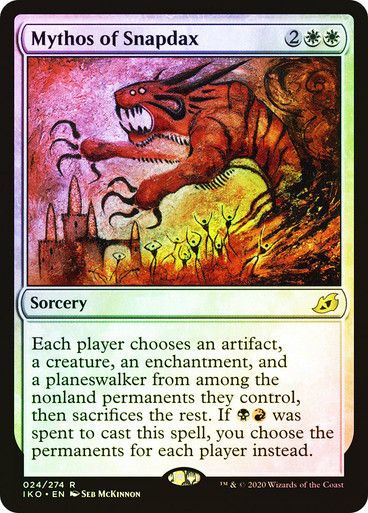 Mythos of Snapdax (IKO) (24) / Foil