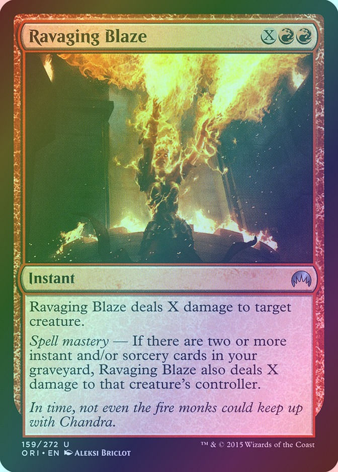 Ravaging Blaze (ORI) (159) / Foil