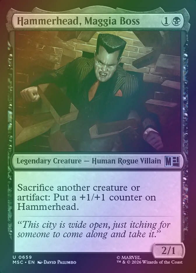 Hammerhead, Maggia Boss (MSC) (659) / Foil