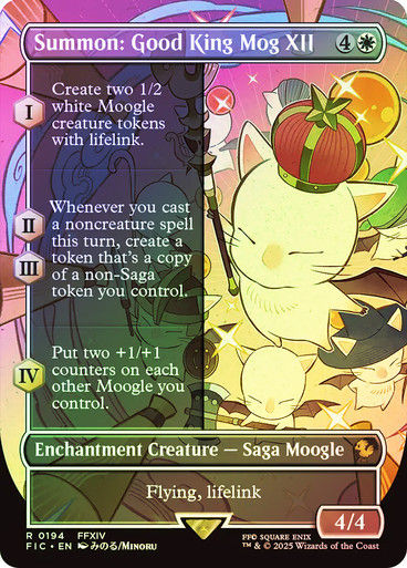 Summon: Good King Mog XII (FIC) (194) / Borderless / Foil