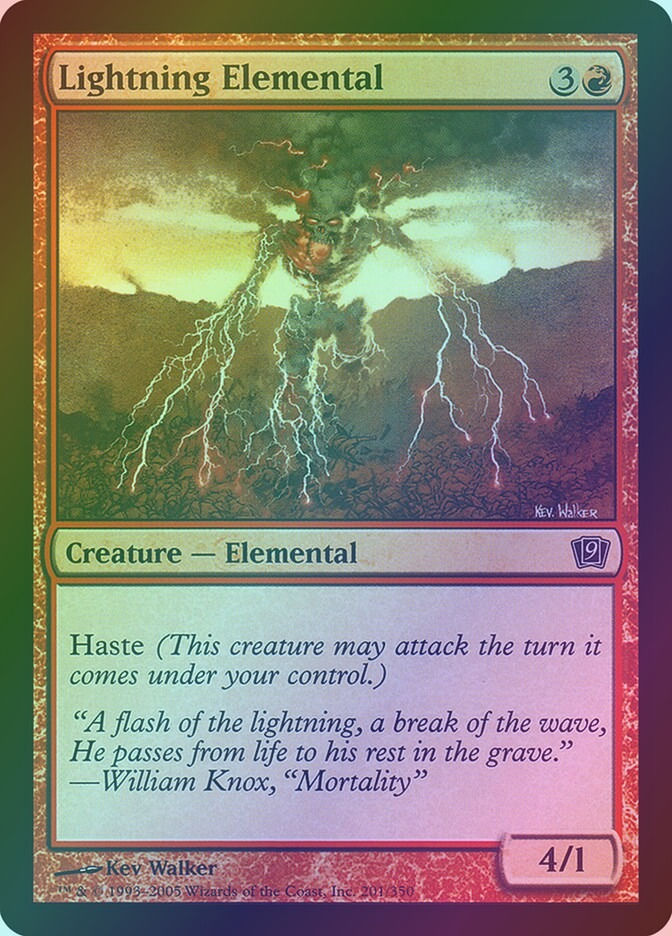 Lightning Elemental (9ED) (201★) / Foil
