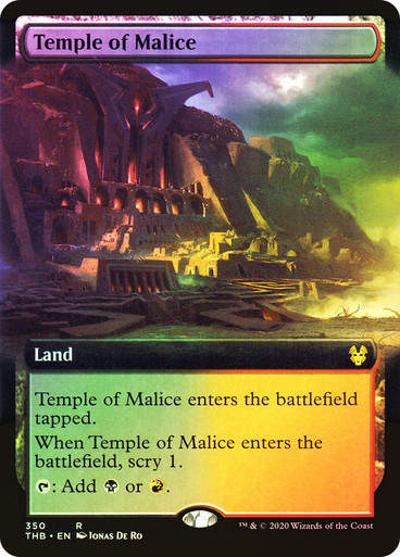 Temple of Malice (THB) (350) / Extended Art / Foil