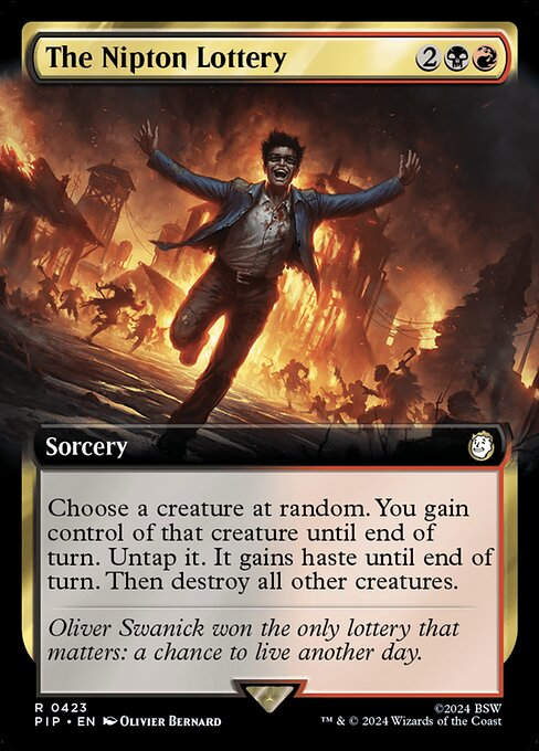 The Nipton Lottery (pip) (423) / Extended Art