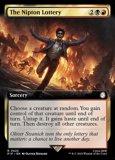 The Nipton Lottery (pip) (423) / Extended Art