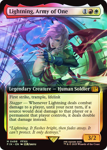 Lightning, Army of One (FIN) (498) / Extended Art / Foil