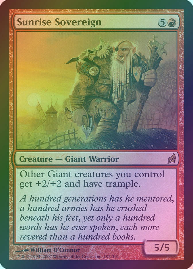 Sunrise Sovereign (LRW) (192) / Foil