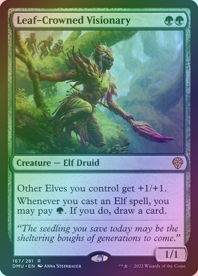 Leaf-Crowned Visionary (DMU) (167) / Foil