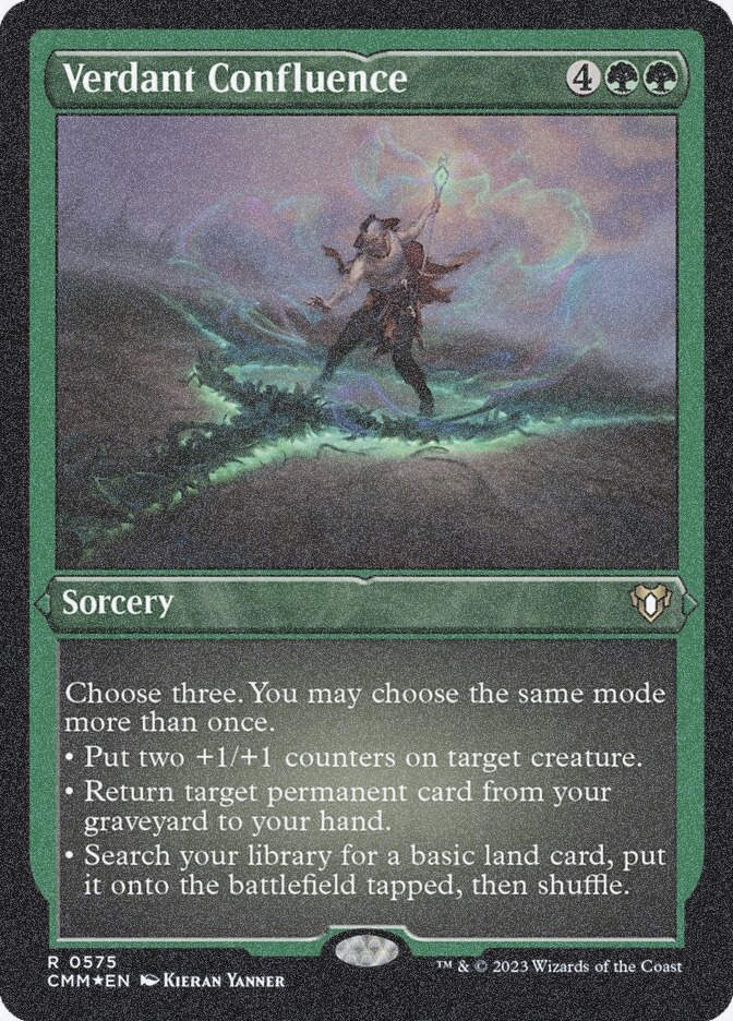 Verdant Confluence (CMM) (575) / Foil Etched