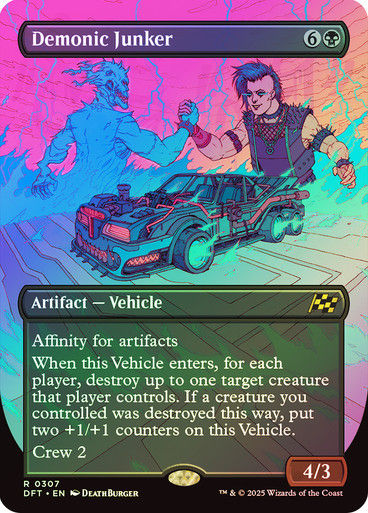 Demonic Junker (DFT) (307) / Foil / Borderless